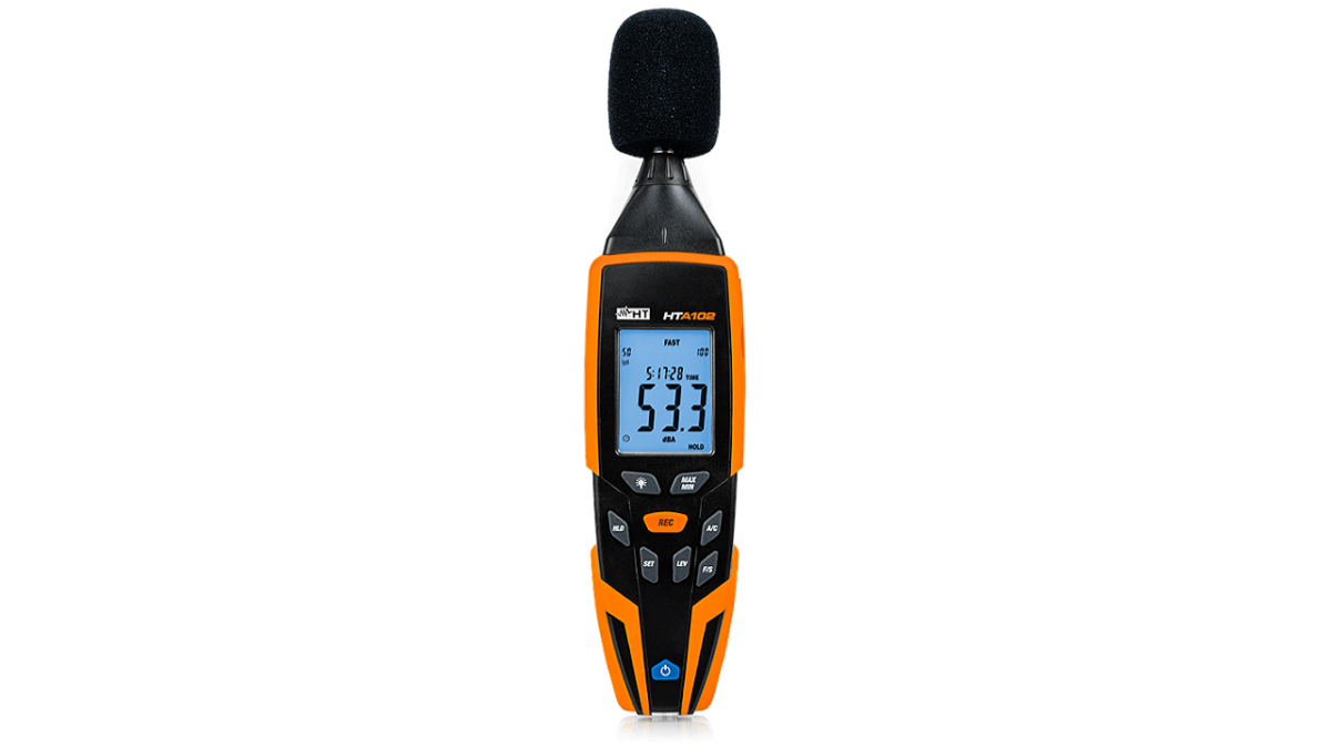 HTA102 Sound level meter class 2 with calibrator and PC connection