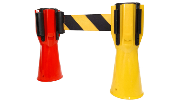 Traffic Cone Topper Cone connector with Retractable Safety Belt