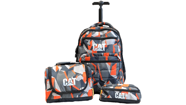 Caterpillar School Trolley Backpack Set