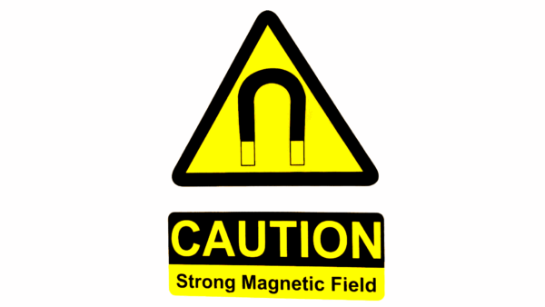 Caution Strong Magnetic Field